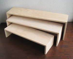 Wooden Table-top Tools/Furniture HP Mini Display Set Coating Made in Japan