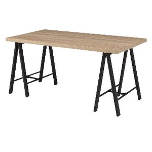 【Desk&Chair series】テーブル用 天板 リバーシブル　150cm×80cm　テーブル脚（2脚組）
