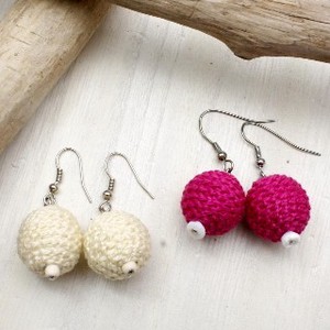 Pierced Earringss Embroidered