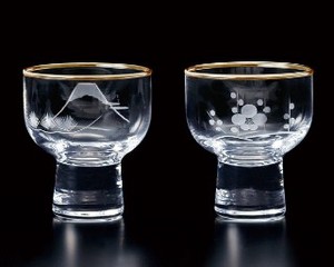 Edo-kiriko Cup Set of 2 125ml Made in Japan