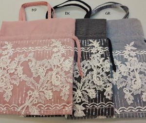 Crystal Lace Mini Pouch Bag