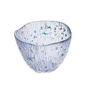 アデリア 庄内クラフト 小鉢 花つづりダシ入れ クリスタルガラス 日本製 F70270
