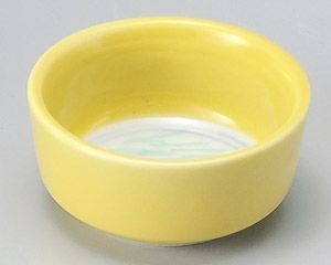 黄釉流水丸千代口【日本製　美濃焼】