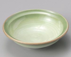 緑彩刺身鉢【日本製　美濃焼】
