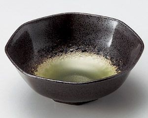 鉄仙花ヒワ八角5.0鉢【日本製　美濃焼】