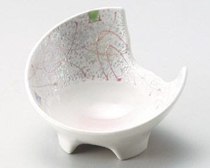 ピンクラスター三ケ月4.5小鉢【日本製　美濃焼】