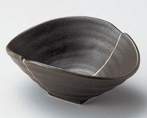 美浓烧 小钵碗 变形 日本制造