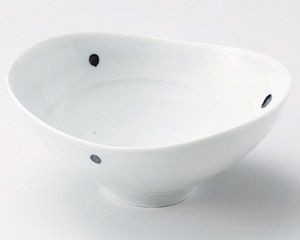 朝つゆ6.5楕円鉢【日本製　美濃焼】