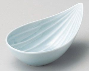 笹型小鉢(青磁)【日本製　美濃焼】