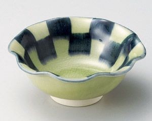 ヒワ市松花型小鉢【日本製　美濃焼】