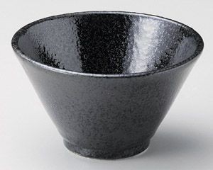 黒結晶4.0切立ボール【日本製　美濃焼】