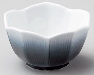 藍彩桔梗型小鉢【日本製　美濃焼】