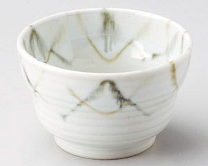 糸吹ウノフ3.6ダルマ型小鉢【日本製　美濃焼】