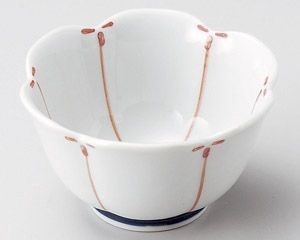 赤梅割小鉢【日本製　美濃焼】