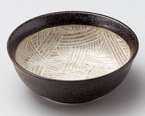 櫛目紋4.0小鉢【日本製　美濃焼】