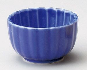 ルリ菊型小鉢【日本製　美濃焼】