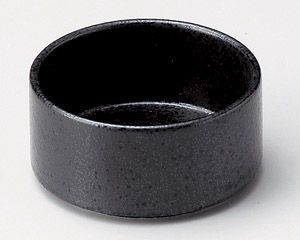 黒結晶丸8cmスタック鉢【日本製　美濃焼】