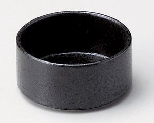 黒結晶丸7.5cmスタック鉢【日本製　美濃焼】