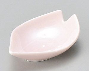 さくら型珍味ピンク【日本製　美濃焼】