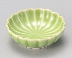 ヒワ菊型豆皿【日本製　美濃焼】