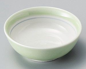 ヒワ見込白丸小鉢【日本製　美濃焼】