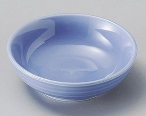 ブルー丸鉢(大)【日本製　美濃焼】