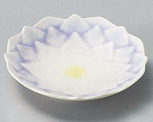 蓮紫小皿【日本製　美濃焼】