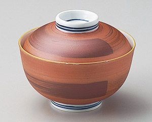 朱雲海煮物碗【日本製　美濃焼】