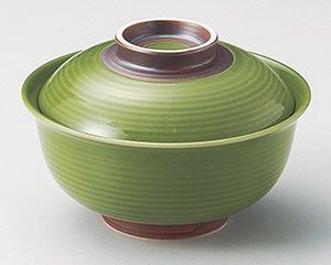 もえぎ反型円菓子碗(大)【日本製　美濃焼】