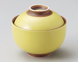 黄釉円菓子碗【日本製　美濃焼】