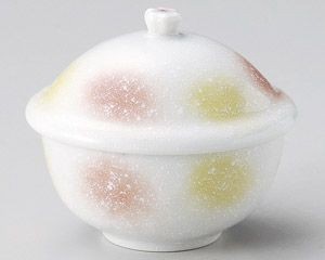 橙黄姫蓋物【日本製　美濃焼】