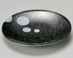 丸小紋丸7.0皿【日本製　美濃焼】