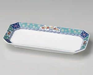 Mino ware Main Plate Hana Komon Made in Japan
