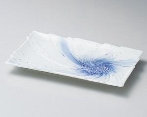 星雲うず型焼物皿【日本製　美濃焼】