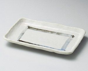 おふけ長角焼物皿【日本製　美濃焼】