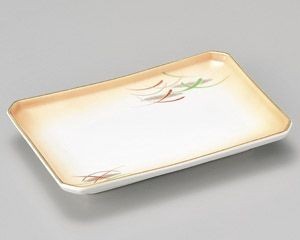 加茂川四ツ切7.0焼物皿【日本製　美濃焼】