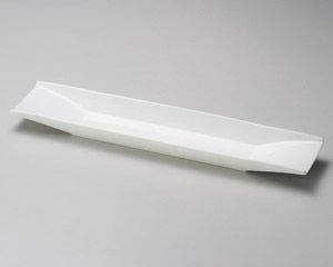 白釉両上りプレート【日本製　美濃焼】