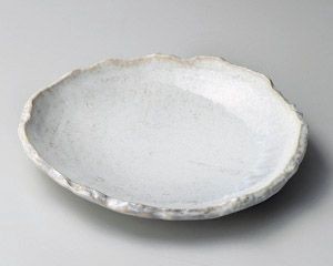 うのふ窯変たたき大皿【日本製　美濃焼】