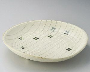 Mino ware Main Plate Clover Made in Japan