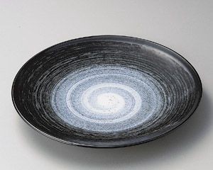 玄潮丸9.0皿【日本製　美濃焼】