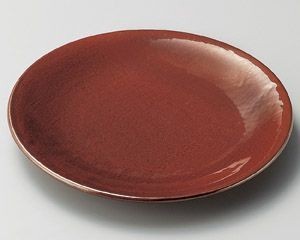紅結晶8.0丸皿【日本製　美濃焼】