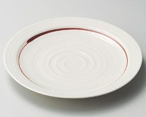 黄粉引8.0皿【日本製　美濃焼】