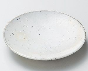 粉引丸5.5皿【日本製　美濃焼】