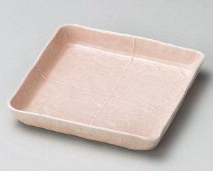 ピンク取皿【日本製　美濃焼】