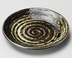 窯炎熊野4.0皿【日本製　美濃焼】