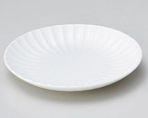 白菊12.5cm丸皿【日本製　美濃焼】