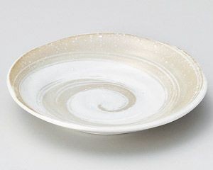 モカ渦5.0皿【日本製　美濃焼】