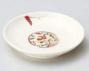 赤絵みのり3.0皿【日本製　美濃焼】