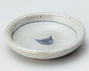 土物筋点字2.5皿【日本製　美濃焼】