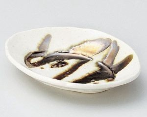 金彩オーバル12皿【日本製　美濃焼】